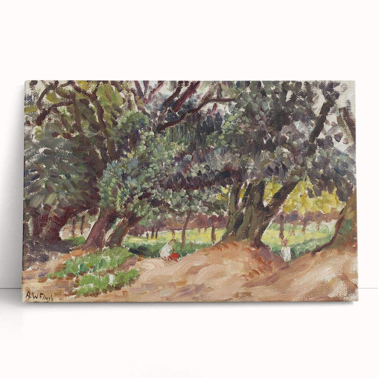 Modern Wall Art - Abstract Forest Landscape - Contemporary Art Prints
