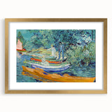 Impressionism Wall Art - Bank of the Oise by Van Gogh Print