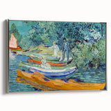 Impressionism Wall Art - Bank of the Oise by Van Gogh Print