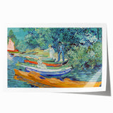 Impressionism Wall Art - Bank of the Oise by Van Gogh Print