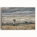 Impressionist Landscape - Beach at Scheveningen by Van Gogh Print
