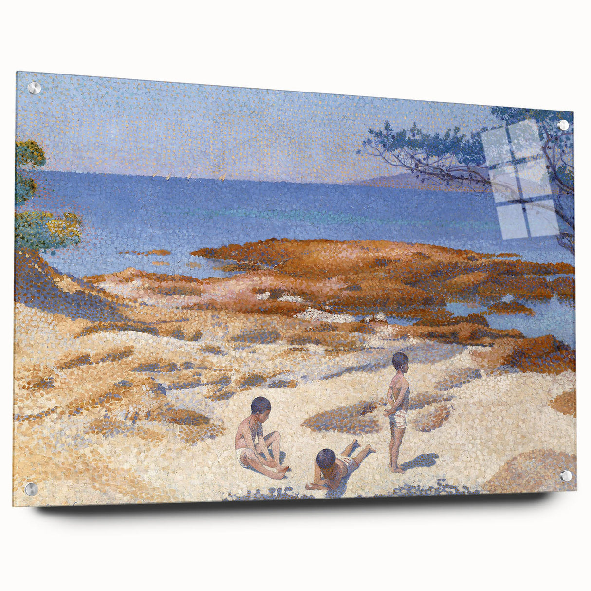 Modern Wall Art - Seaside Bliss - Abstract Coastal Contemporary Decor