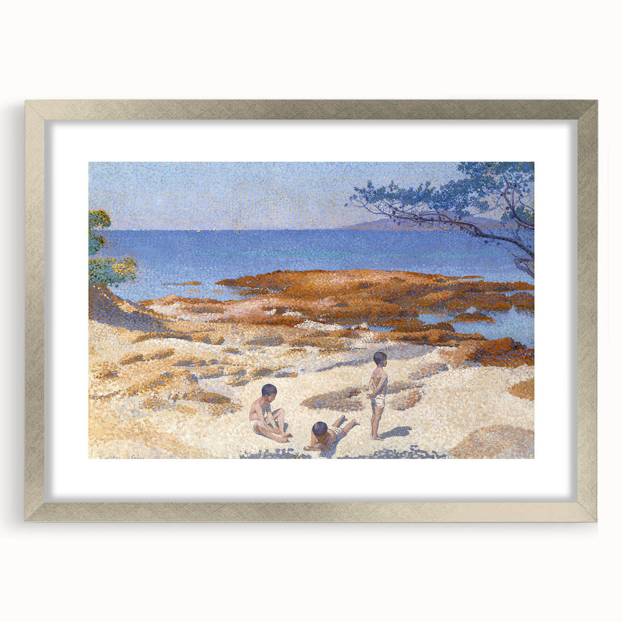 Modern Wall Art - Seaside Bliss - Abstract Coastal Contemporary Decor