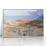 Modern Wall Art - Seaside Bliss - Abstract Coastal Contemporary Decor