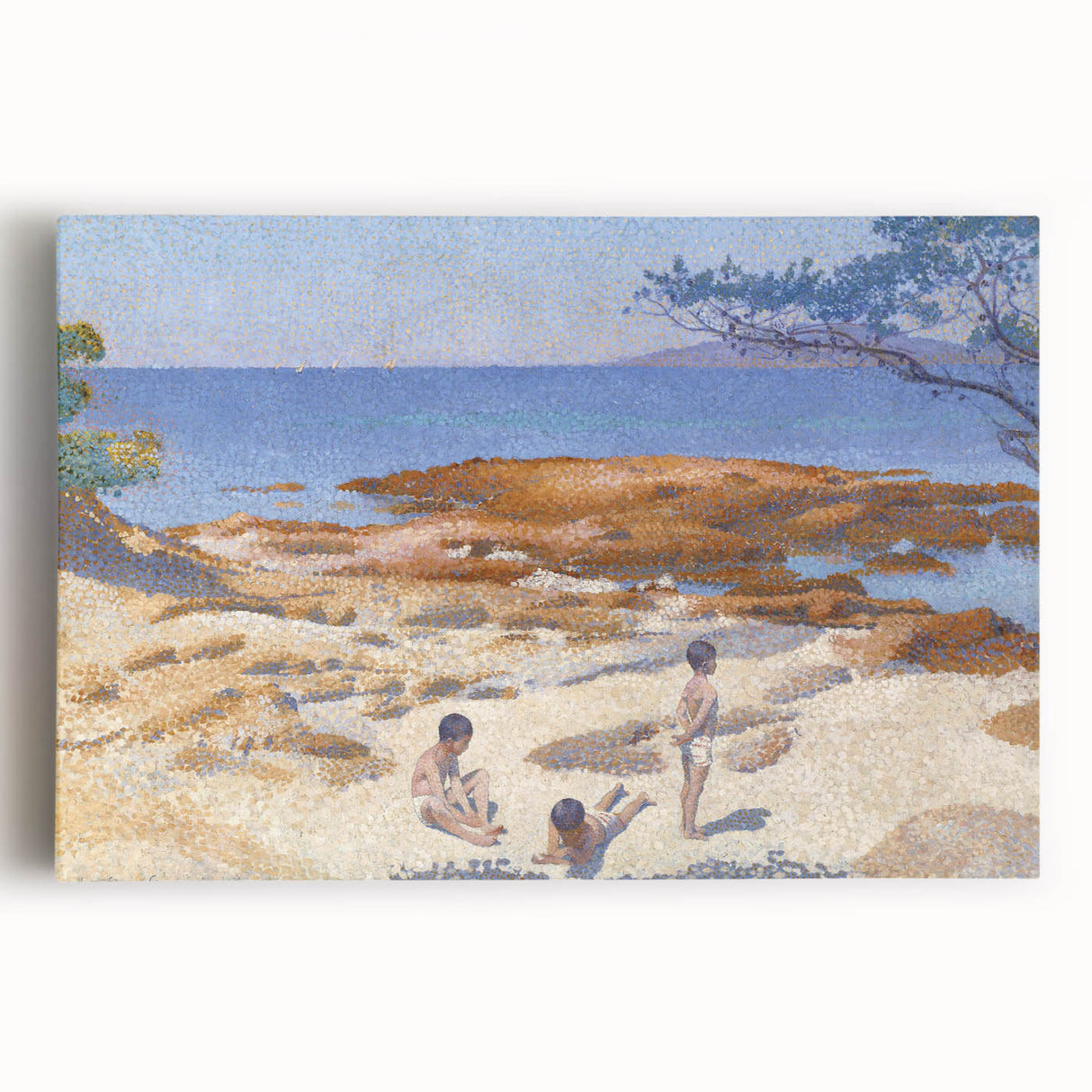 Modern Wall Art - Seaside Bliss - Abstract Coastal Contemporary Decor