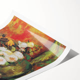 Impressionism Wall Art - Vase with Sunflowers and Roses by Van Gogh