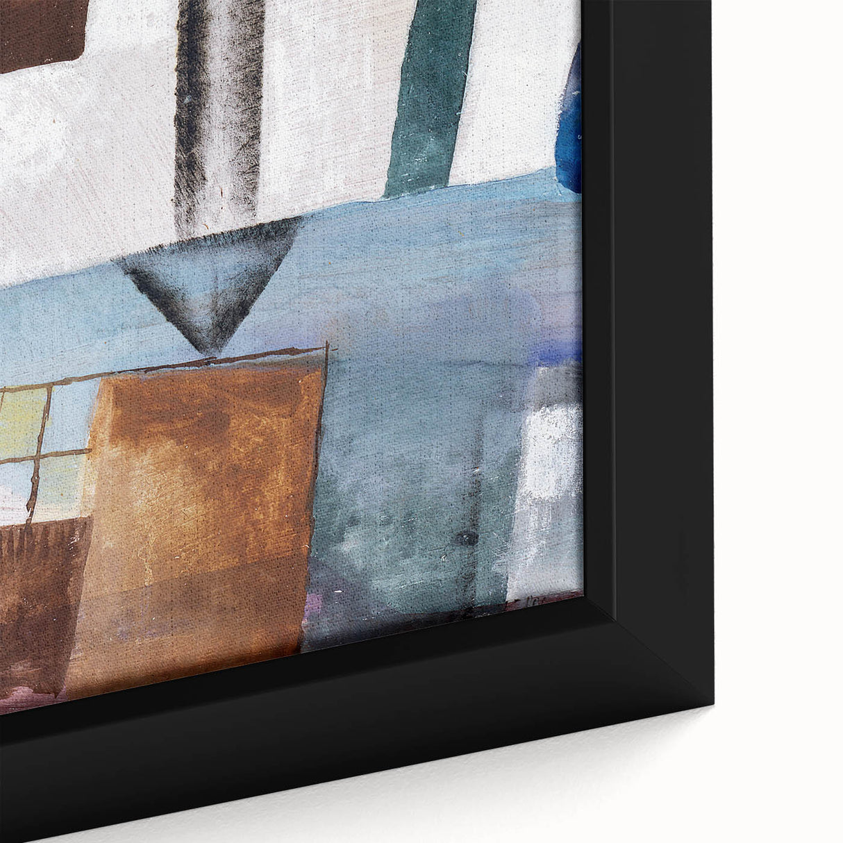 Modern Wall Art: Abstract Geometric Design in Earthy Tones
