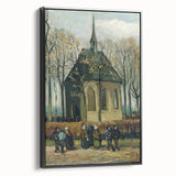 Impressionism Wall Art - Reformed Church in Nuenen by Vincent van Gogh