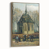 Impressionism Wall Art - Reformed Church in Nuenen by Vincent van Gogh