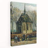 Impressionism Wall Art - Reformed Church in Nuenen by Vincent van Gogh