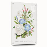 Romanticism Art: Floral Bouquet Illustration Canvas Print