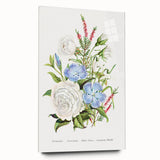 Romanticism Art: Floral Bouquet Illustration Canvas Print