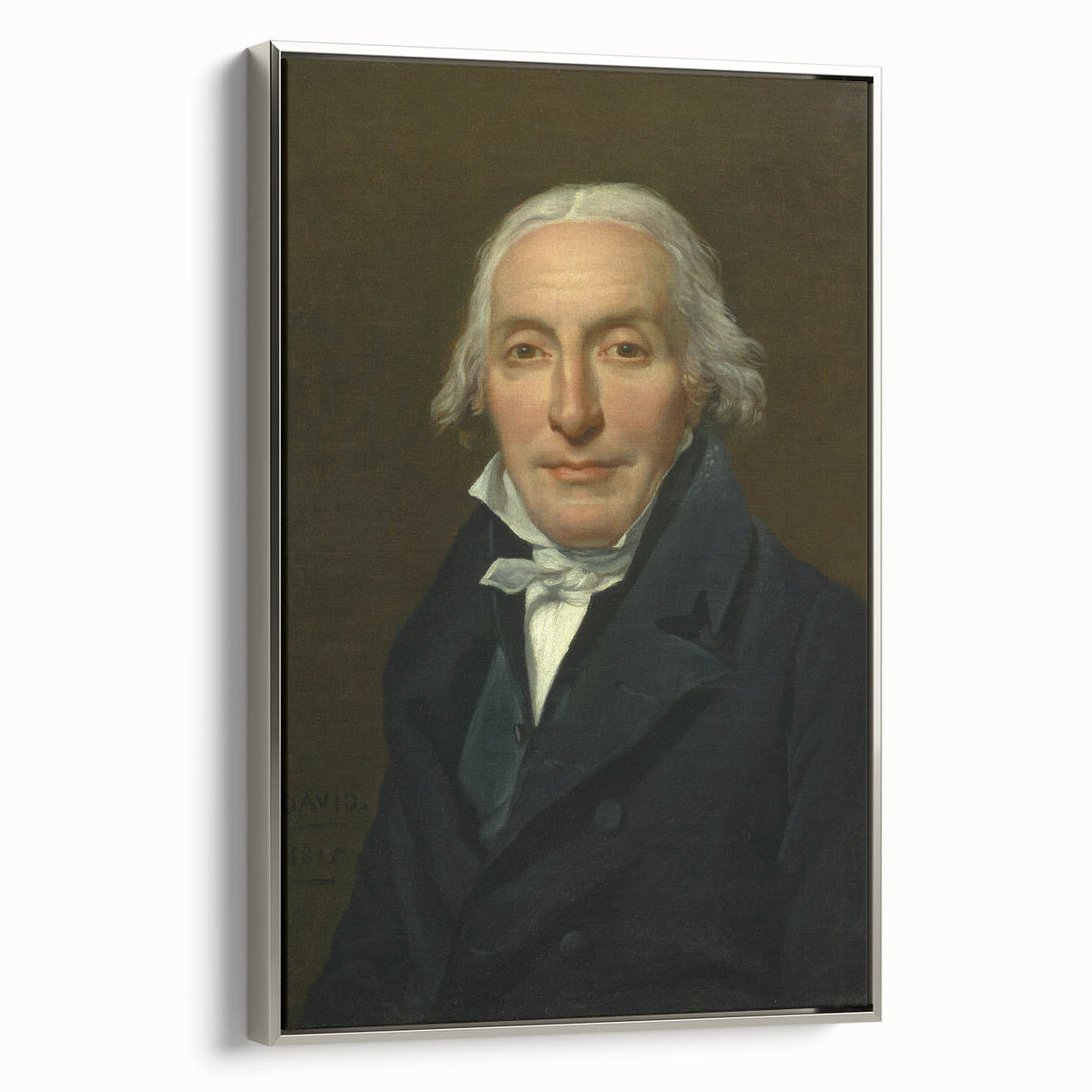 Neoclassical Art Prints: Portrait of Jean-Pierre Delahaye by Jacques-Louis David