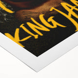 LeBron James Pop Art Wall Art - Bold King James Canvas Print