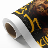 LeBron James Pop Art Wall Art - Bold King James Canvas Print
