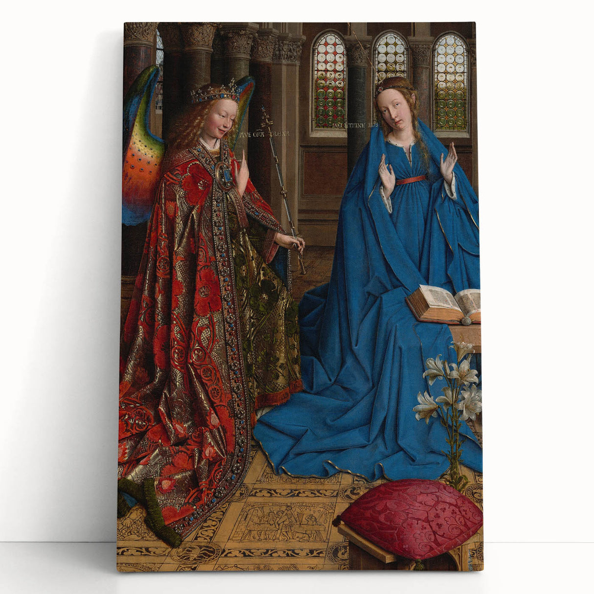 Jan van Eyck's The Annunciation: Renaissance Masterpiece Wall Art