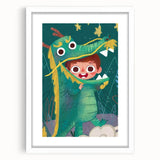 Dragon Costume Adventure - Boys Room Wall Art Kids Wall Art Prints