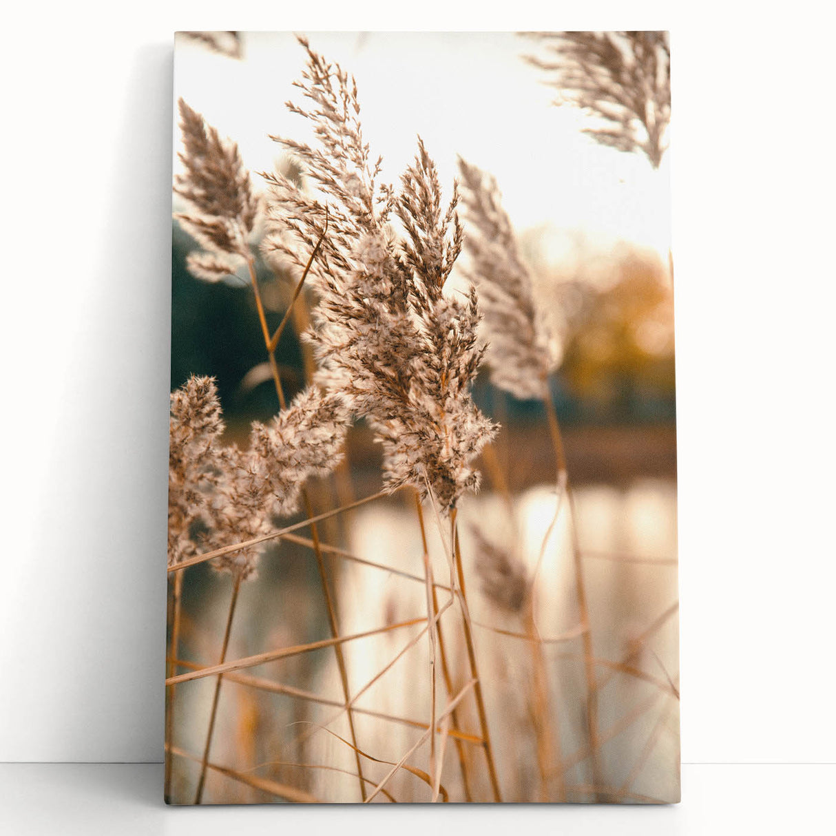 Black and white abstract design on large stretched canvas, ideal for kitchen wall art or bedroom ambiance.