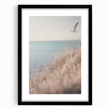 Extra large abstract art print featuring a colorful, textured design on a black framed canvas, ideal for living room decor.