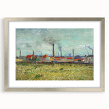 Impressionism Wall Art - Factories at Clichy by Van Gogh Print