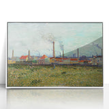 Impressionism Wall Art - Factories at Clichy by Van Gogh Print