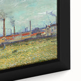 Impressionism Wall Art - Factories at Clichy by Van Gogh Print
