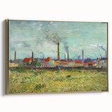 Impressionism Wall Art - Factories at Clichy by Van Gogh Print