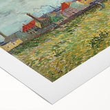 Impressionism Wall Art - Factories at Clichy by Van Gogh Print
