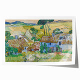 Impressionism Wall Art - Farms near Auvers by Van Gogh Print