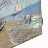 Impressionism Wall Art - Fishing Boats on the Beach by Van Gogh