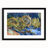 Impressionism Wall Art - Four Withered Sunflowers by Van Gogh Print