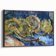 Impressionism Wall Art - Four Withered Sunflowers by Van Gogh Print