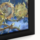 Impressionism Wall Art - Four Withered Sunflowers by Van Gogh Print