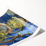 Impressionism Wall Art - Four Withered Sunflowers by Van Gogh Print