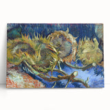 Impressionism Wall Art - Four Withered Sunflowers by Van Gogh Print