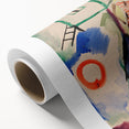 Modern Wall Art: Abstract Beach Scene with Vibrant Colors