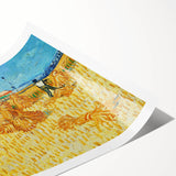 Impressionism Wall Art - Harvest in Provence by Van Gogh Print