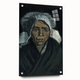 Impressionism Wall Art - Head of a Peasant Woman by Vincent van Gogh