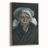 Impressionism Wall Art - Head of a Peasant Woman by Vincent van Gogh
