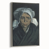 Impressionism Wall Art - Head of a Peasant Woman by Vincent van Gogh