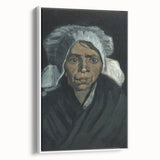 Impressionism Wall Art - Head of a Peasant Woman by Vincent van Gogh