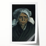 Impressionism Wall Art - Head of a Peasant Woman by Vincent van Gogh