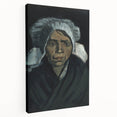 Impressionism Wall Art - Head of a Peasant Woman by Vincent van Gogh