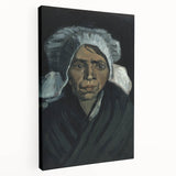Impressionism Wall Art - Head of a Peasant Woman by Vincent van Gogh