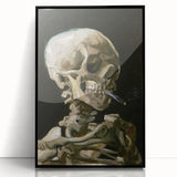 Impressionism Wall Art - Skeleton with Cigarette by Vincent van Gogh