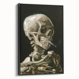 Impressionism Wall Art - Skeleton with Cigarette by Vincent van Gogh