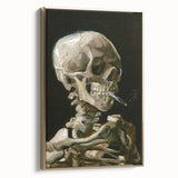 Impressionism Wall Art - Skeleton with Cigarette by Vincent van Gogh