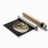 Impressionism Wall Art - Skeleton with Cigarette by Vincent van Gogh