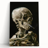 Impressionism Wall Art - Skeleton with Cigarette by Vincent van Gogh