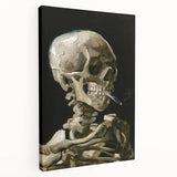 Impressionism Wall Art - Skeleton with Cigarette by Vincent van Gogh